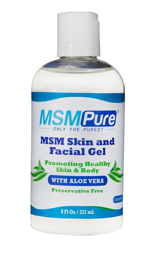 KALA HEALTH MSM Pure Max Strength Gel - Organic Aloe Skin Care for Smooth, Radiant Skin | 8 oz