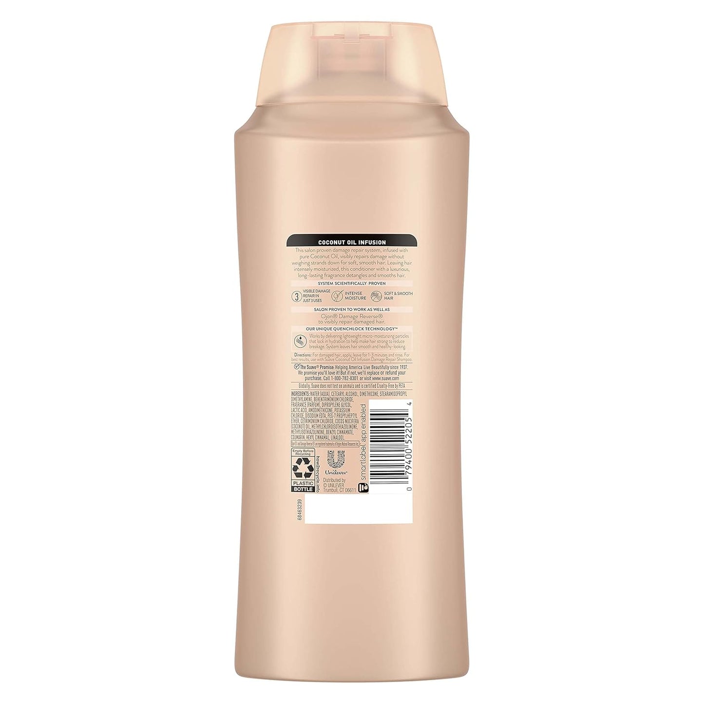 Suave Professionals Repairing Conditioner - Coconut Oil Infusion for Soft, Smooth Hair | 28 oz