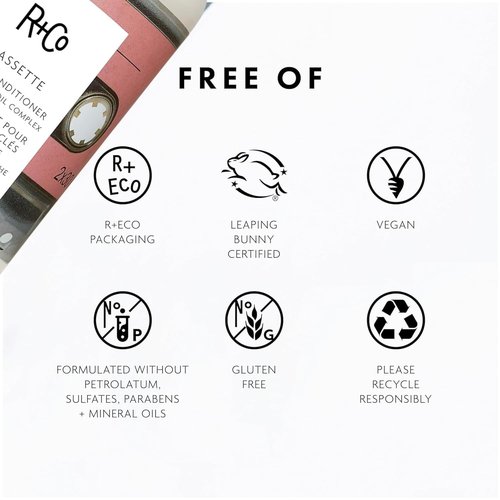 R+Co Cassette Curl Defining Conditioner - Lightweight Frizz Control with Superseed Oil - 8.5 oz