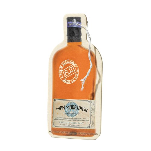 18.21 Man Made Premium Air Freshener - Luxurious Original Scent | Long-Lasting Fragrance for Car, Gym, Travel