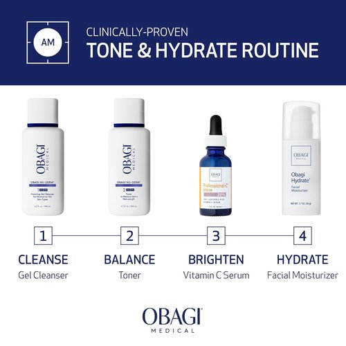Obagi Medical Hyperpigmentation Travel-Sized Bundle - Brighten Dark Spots & Balance Skin pH