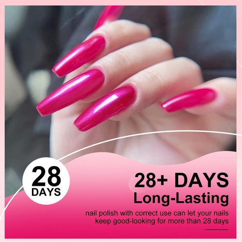 Major Dijit Quick Dry Nail Polish Christmas Crimson Summer Nail Lacquer for Nail Art Regular Nail Polish 0.41 fl oz.