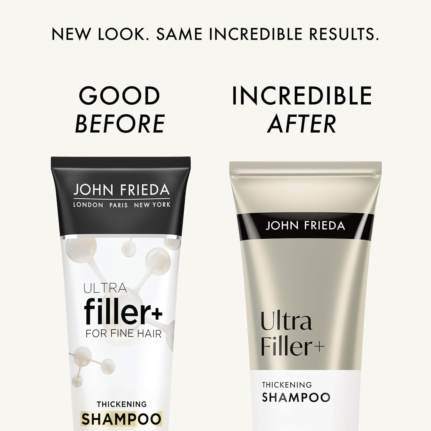 John Frieda ULTRAfiller+ Thickening Shampoo - Strengthen Damaged Hair with Biotin & Hyaluronic Acid | 8.3 Fl Oz