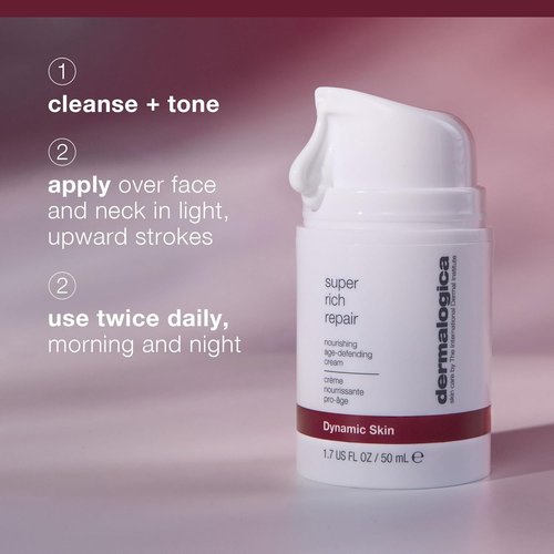 Dermalogica Super Rich Repair Face Moisturizer - Anti-Aging Formula for Deep Hydration & Skin Renewal