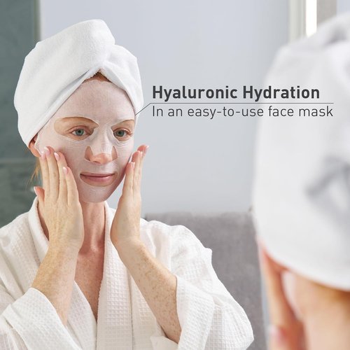 PROcure Rosacare Redness Relief Face Mask - 5 Pack | Hydrating Hyaluronic Acid & Calming Licorice Root for Sensitive Skin