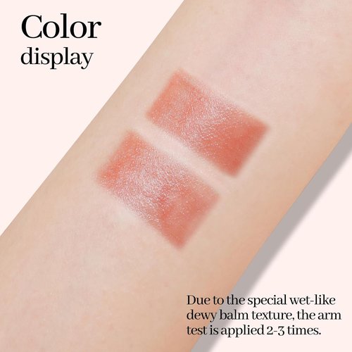 HOSAILY Double-Ended Blush Highlighter Stick - Shimmer Glow for Natural Dewy Skin | Lightweight Creamy Balm 03