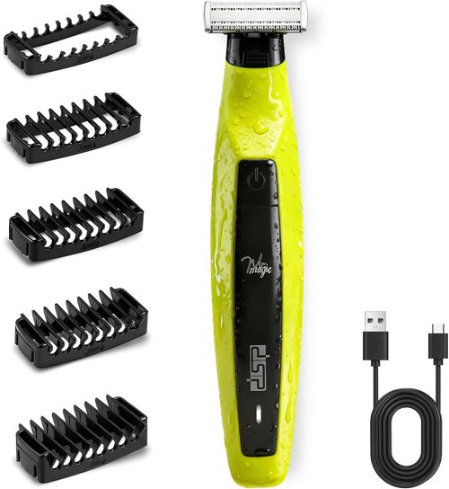 DSP Electric Beard Trimmer - Versatile Face & Body Hair Shaver for Men | Waterproof & Travel-Friendly