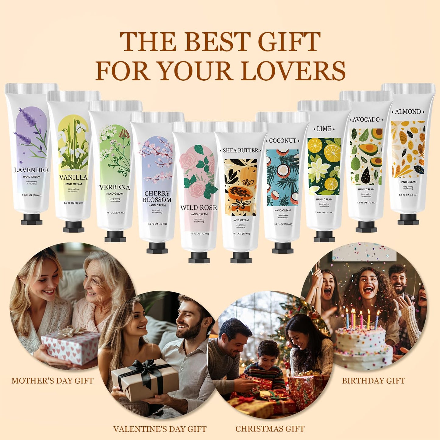 BODY & EARTH Hand Cream Lotion - 30 Pack Mini Size | Perfect for Bridesmaid Gifts & Mother's Day