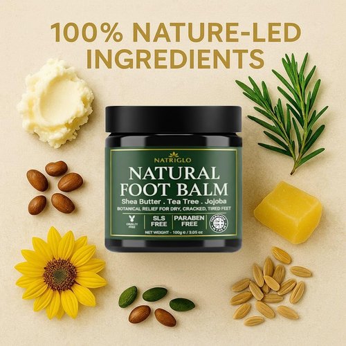 Regine Switzerland Organic Tea Tree Foot Balm - Intensive Callus Remover & Moisturizer for Dry, Cracked Feet