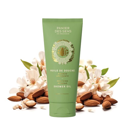 Panier des Sens - Almond Body Wash for All Skin Types - Gentle, Vegan Shower Gel with 96% Natural Ingredients - 6.8 Fl Oz