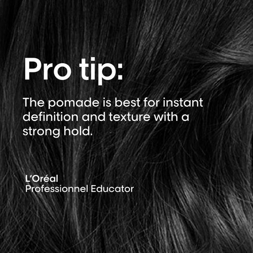 L'Oréal Professionnel Paris Styling Pomade For Men - Medium Hold, Matte Finish | All Hair Types