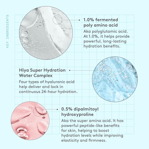 Drunk Elephant Amino Rain Glasswater Serum - 30 ml/1 fl oz - Clean Clinical Skincare - Cruelty-Free - Dermatologist-Tested - Free of Essential Oils, Silicones, and Fragrance