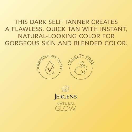 Jergens Natural Glow Sunless Tanning Mousse Bundle - Light Bronze, 6oz with Applicator Mitt