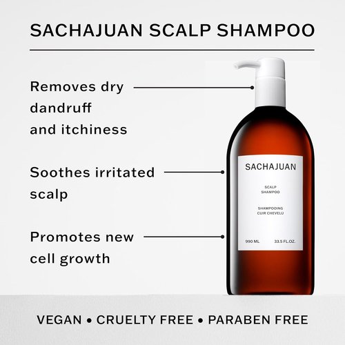 SACHAJUAN Scalp Shampoo - Relieve Dry, Itchy Scalp | Nourishing Formula for Healthy Hair