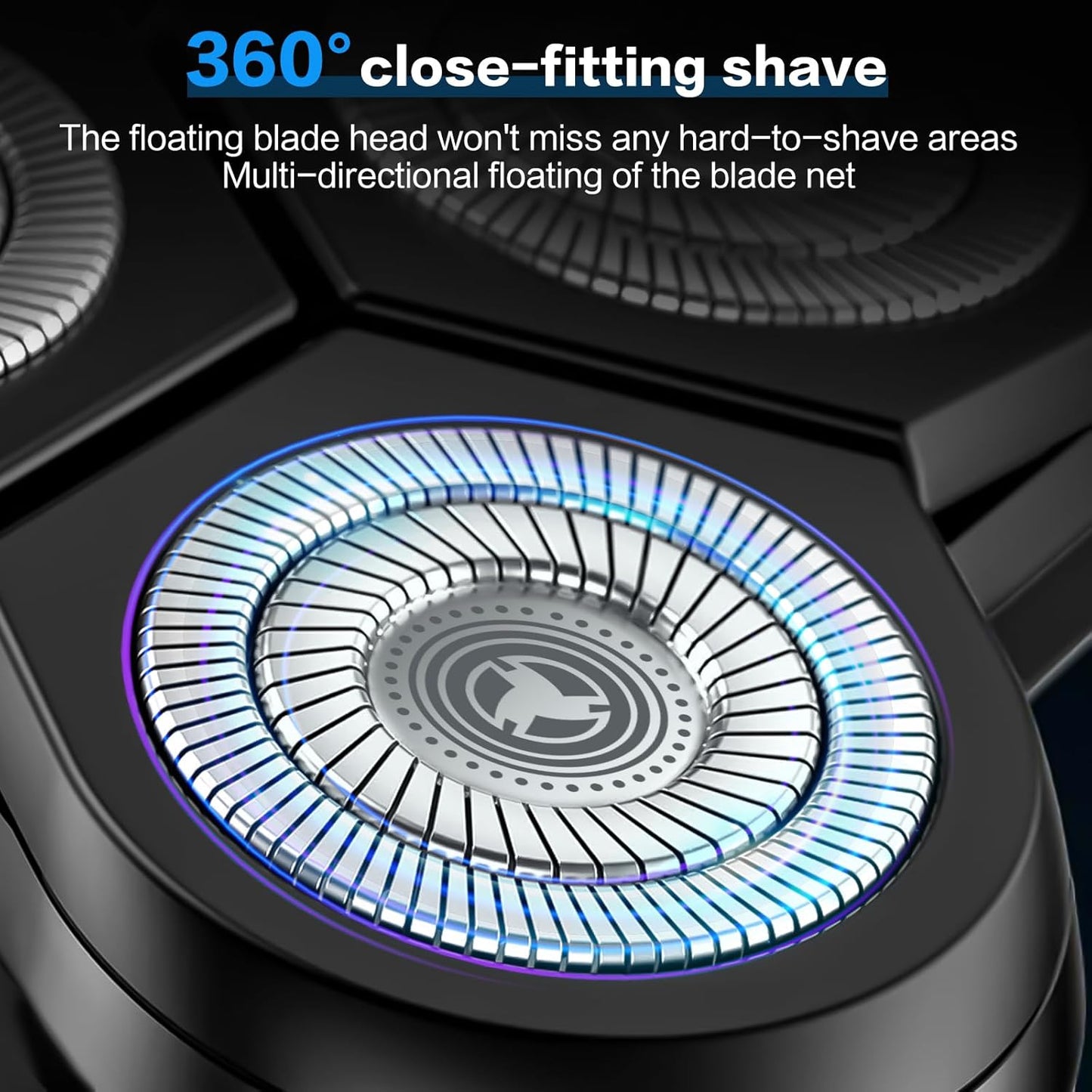 Skiennix Electric Razor - 2025 Rechargeable Shaver with USB Charging | Washable Design (Black)