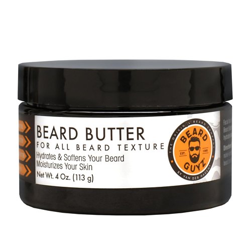 Beard Guyz Beard Butter - Moisturizing Leave-In Conditioner for Men | Tames Frizz & Softens Facial Hair - 4 oz
