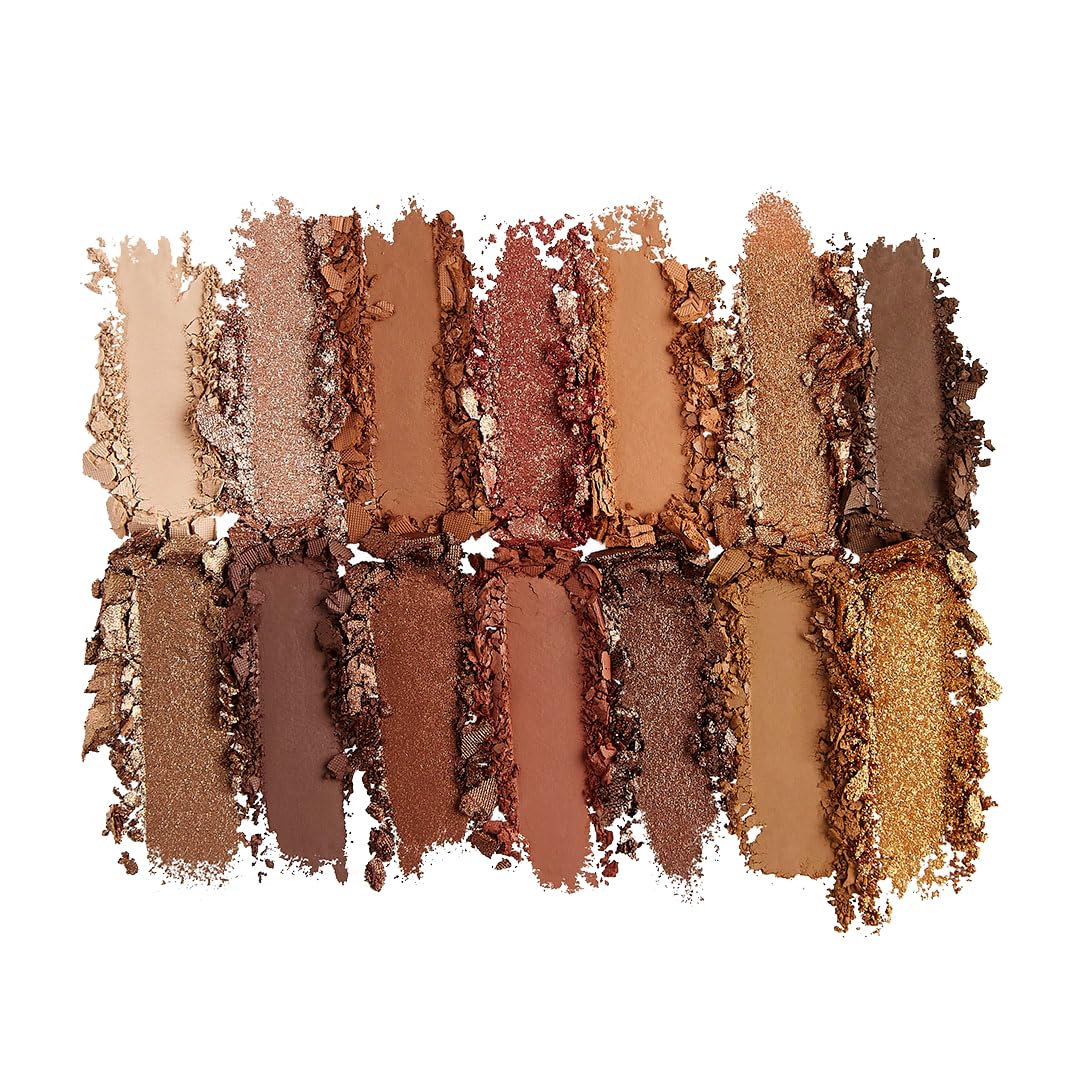 Sigma Beauty Ambiance Eyeshadow Palette - Luminous Neutral & Gold Shades | Summer Vibes, Mirror Included