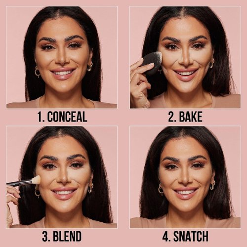 HUDA BEAUTY Easy Bake Loose Baking Powder - Cherry Blossom Shade for Flawless Finish