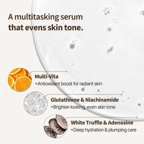 PONGDANG Vita Toning Serum - Pore-Refining & Skin-Brightening | Lightweight Formula with 12 Vitamins & Niacinamide
