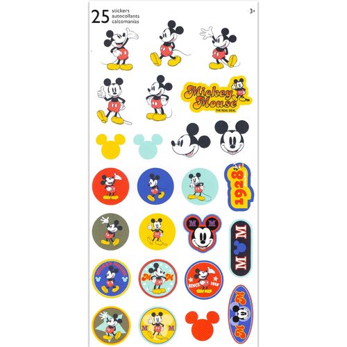 Mickey Mouse Hair Accessories Set - Paddle Brush, Claw Clip & Stickers for Kids | Perfect for Girls