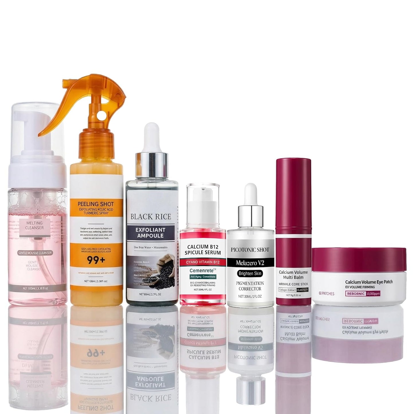 Skiennix Skincare Routine Set - Dark Spot Correcting & Gentle Exfoliating Kit for Radiant Skin