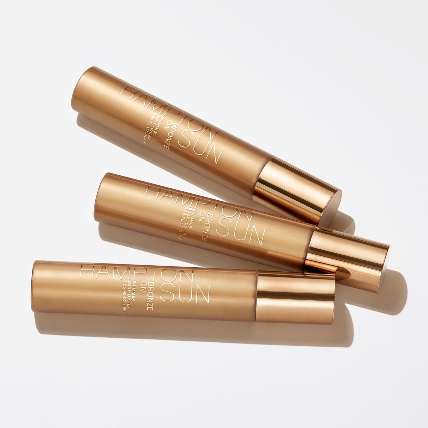 Hampton Sun Bronze-On Shimmer Body Luster - Instant Bronzing Gelée for Smooth, Radiant Skin | Deeply Hydrating & Firming