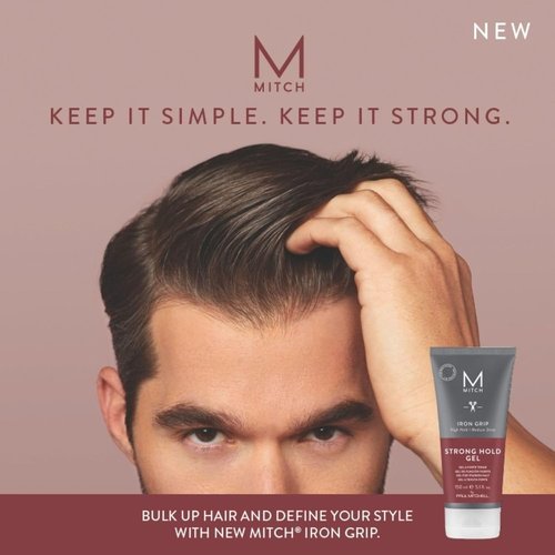 MITCH by Paul Mitchell Strong Hold Gel - High Hold & Medium Shine for All Hair Types | 5.1 fl. oz