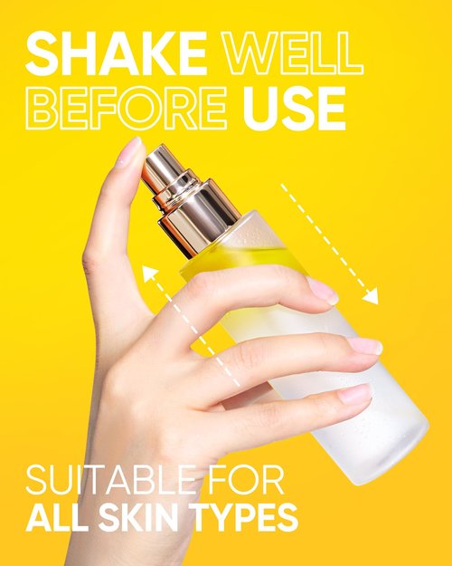 SKINTIFIC Radiance Booster Serum Spray, Hydrating Face Mist with Bifida Ferment & Squalane, Glow Serum for Radiant Skin, Soothes Skin, Vegan Skin Care, All In One Mist 3.3 fl oz