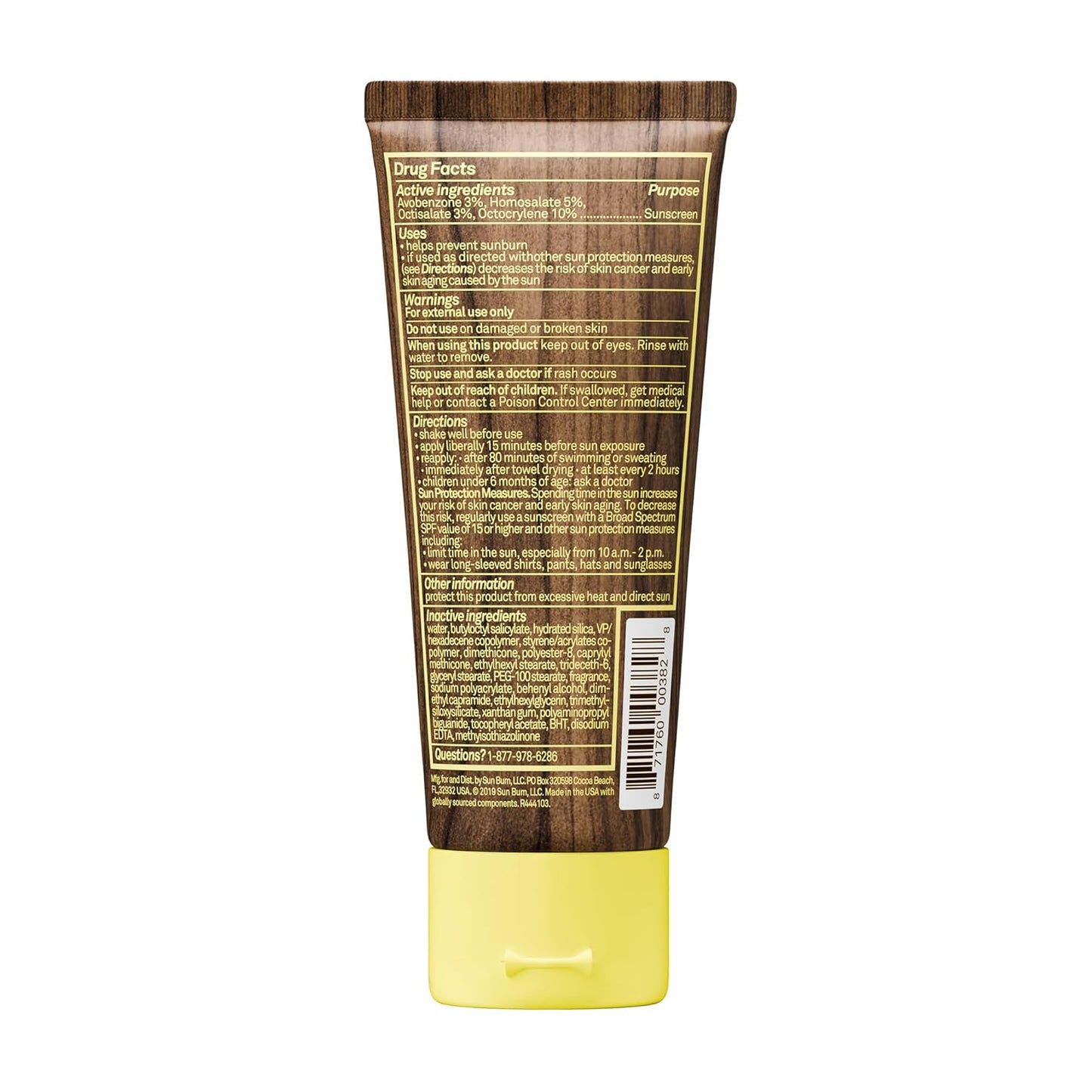 Sun Bum Original SPF 30 Sunscreen Body Lotion - Moisturizing Broad Spectrum Protection with Vitamin E - Travel Size 3 oz