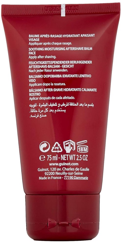 Guinot After-Shave Balm - Soothing Hydration for Sensitive Skin | 2.5 oz
