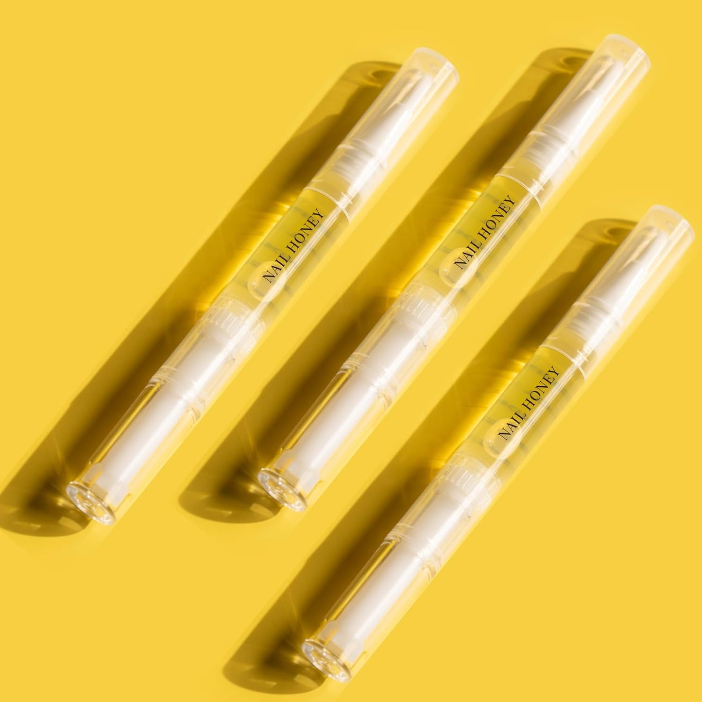 Twinkled T Nail Honey Cuticle Oil Pen - Organic Nail Growth Treatment for Dry Cuticles & Brittle Nails | 2ml