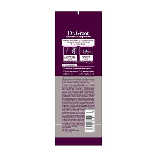 Dr. Groot Hair Thickening Conditioner - Biotin Scalp Treatment for Thinning Hair | Clinically Tested, Korean Hair Care