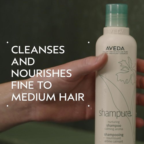 Aveda Shampure Nurturing Shampoo - Gently Cleanses & Nourishes Fine to Medium Hair | With Abyssinian Oil & Calming Lavender Aroma | 96% Naturally Derived
