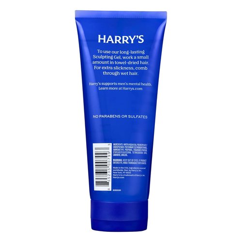 Harry's Sculpting Hair Gel for Men - Firm Hold & Polished Finish | 6.7 fl oz - Alcohol-Free Formula