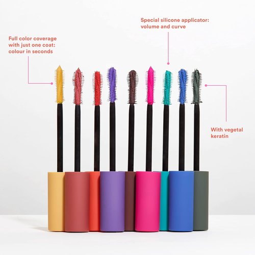 3Ina Color Mascara - Vibrant 575 Shade for Women - 0.47 oz Long-Lasting Formula