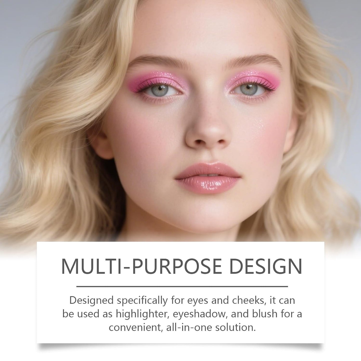 Skiennix Eye & Cheek Palette - Versatile 4-In-1 Makeup Kit with Eyeshadow, Blush & Highlighter
