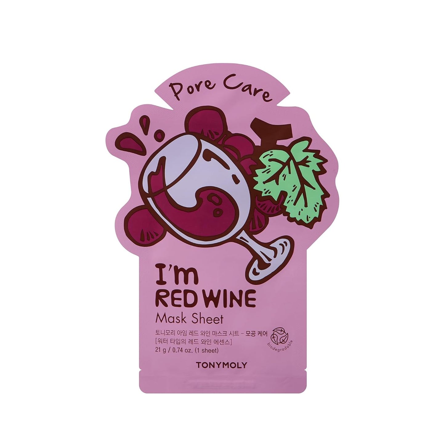 TONYMOLY Mulled Wine Mask & Body Serum Set - Hydrating 4-Piece Holiday Skincare Gift for Secret Santa & White Elephant