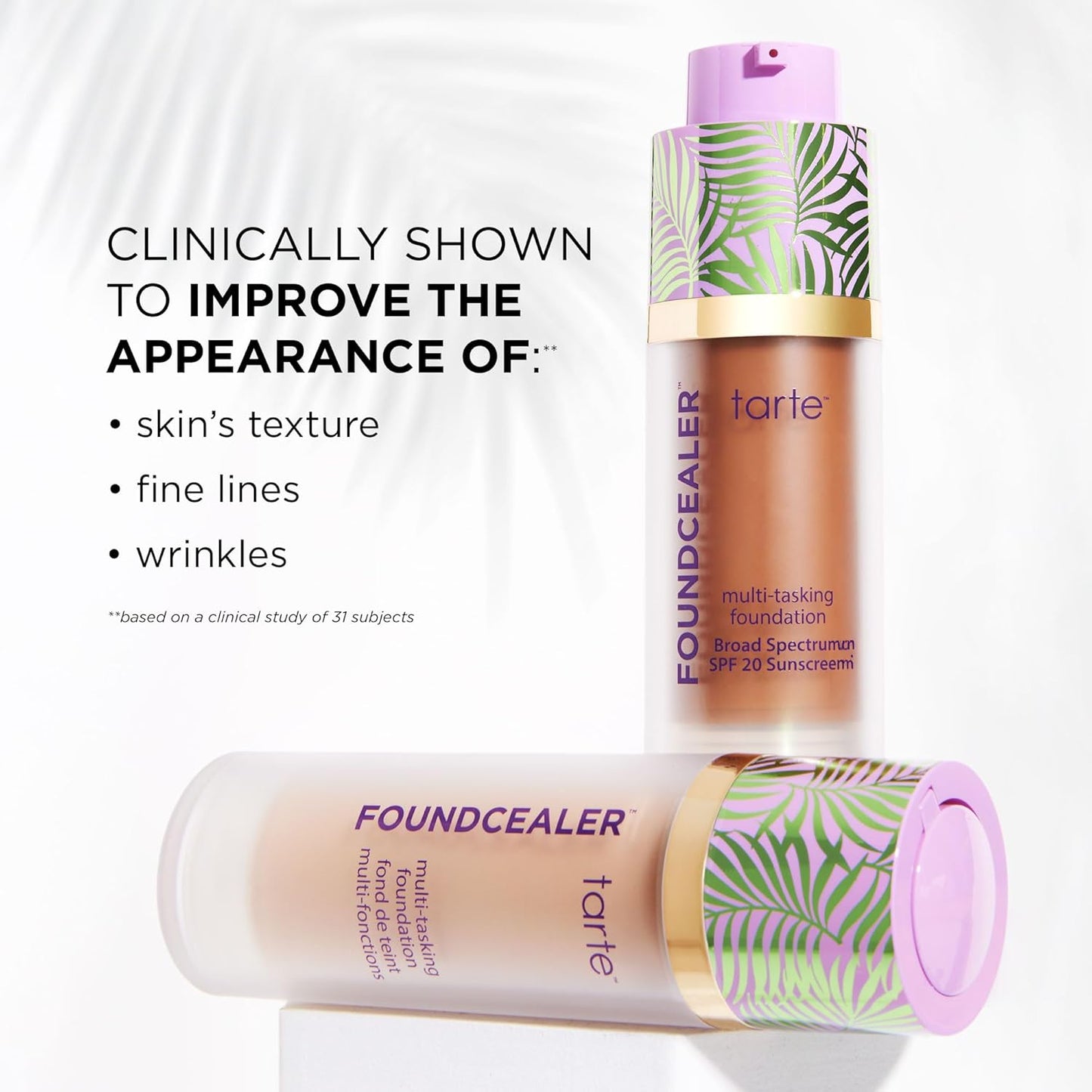 Tarte Babassu Foundcealer Dewy Foundation - SPF 20 Sunscreen & Concealer in One, Vegan, Radiant Coverage