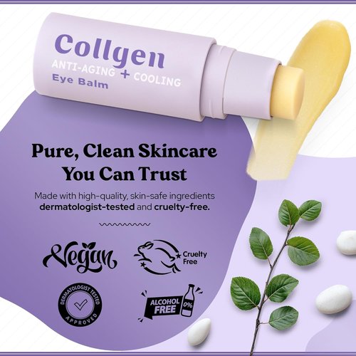 Bella Bliss Collagen Eye Balm Stick - Anti-Aging Under Eye Cream for Dark Circles & Puffiness - 0.35 oz / 10 g