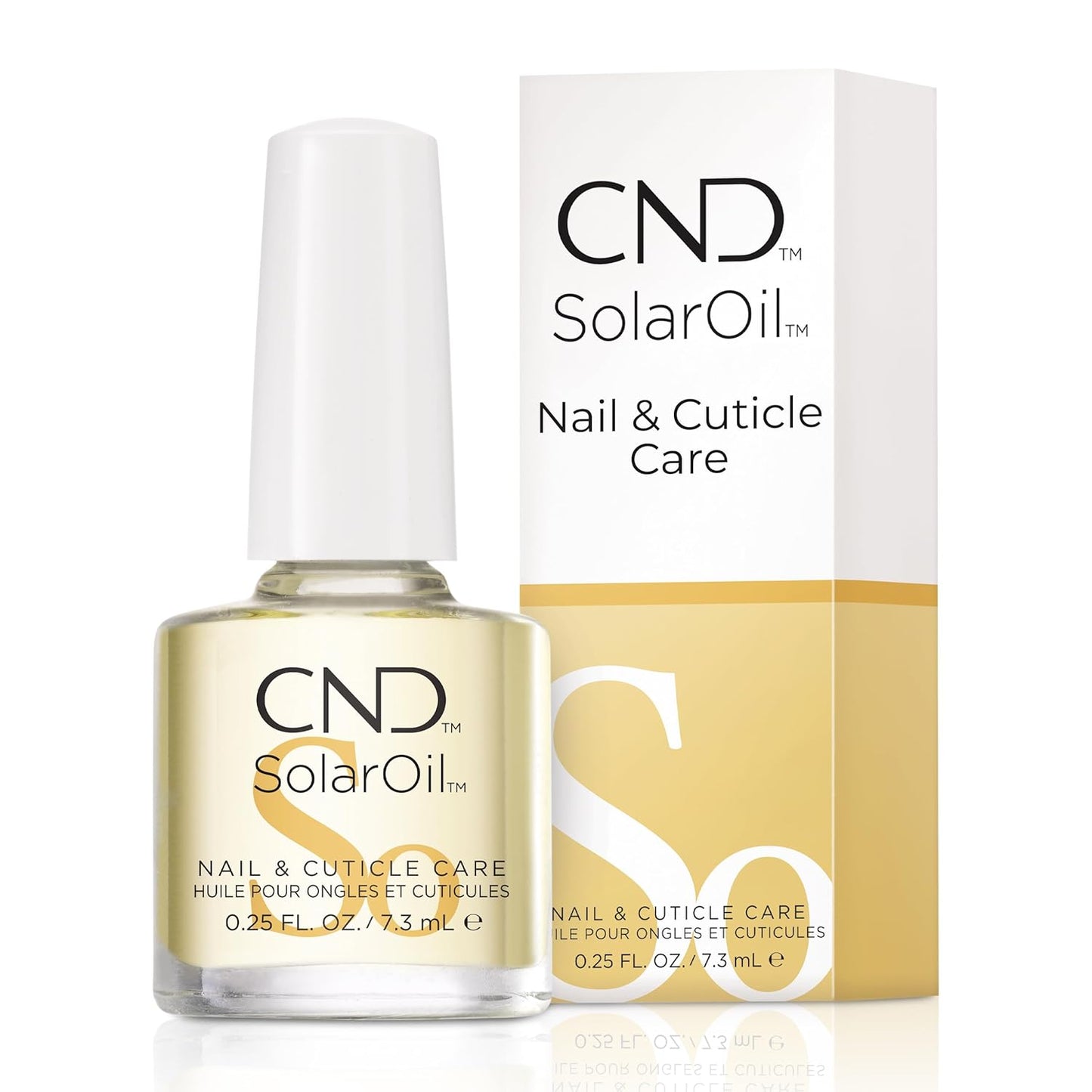 CND SolarOil Cuticle Oil - Natural Jojoba & Vitamin E Blend for Moisturizing Skin | 0.25 Fl Oz