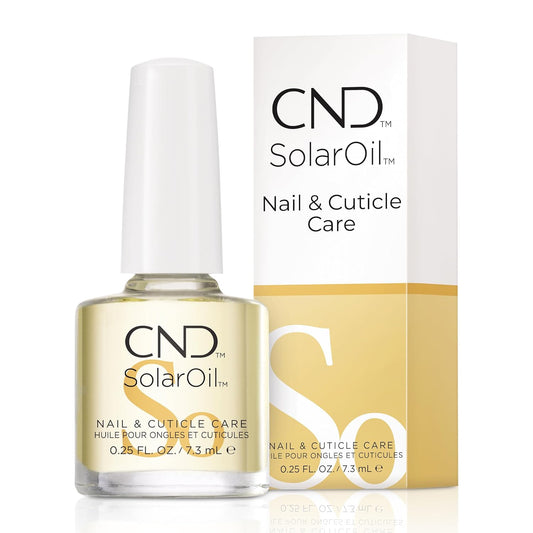 CND SolarOil Cuticle Oil - Natural Jojoba & Vitamin E Blend for Moisturizing Skin | 0.25 Fl Oz