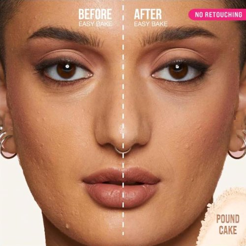 Huda Beauty Easy Bake Loose Setting Powder - Fragrance-Free Formula for All Skin Tones - 0.71 oz / 20 g