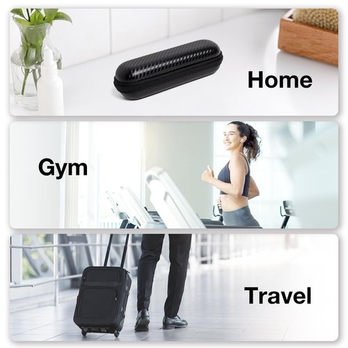 Nincha Compact Travel Trimmer Case - Hard Carrying Case for Philips Hybrid Groomers | Black