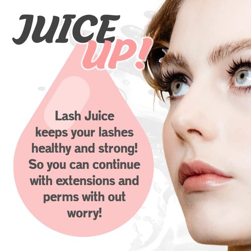 Amber Lash Lash Juice - 3-in-1 Coating Sealant for Eyelashes | Protects, Nourishes & Promotes Healthy Growth (Black)