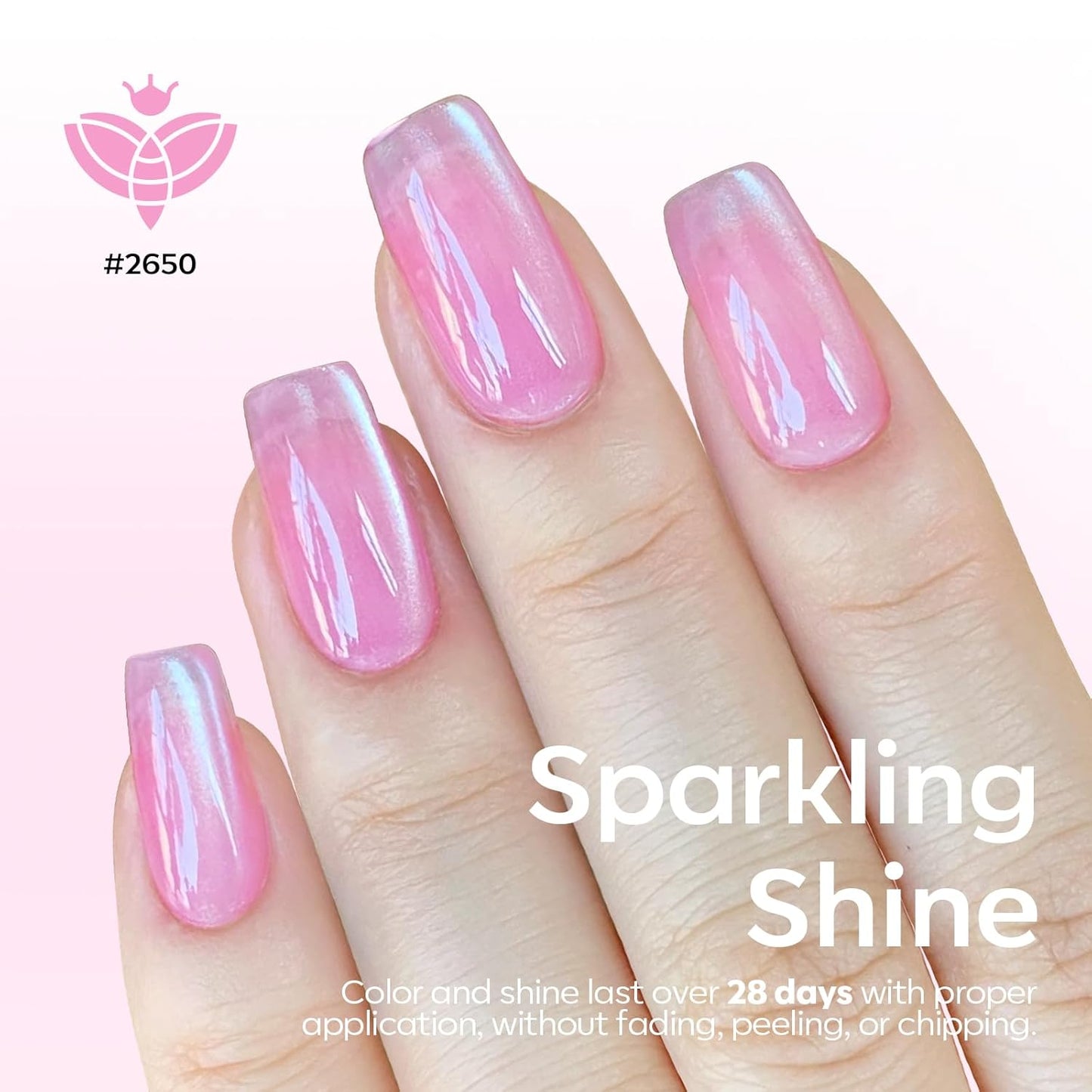 modelones Pink Gel Nail Polish Set, 6 Colors Light Soft Pink White Nude Pink Soak Off Nail Art Gel Design Manicure Kit Salon DIY Home Gift for Women Girlfriend Girl