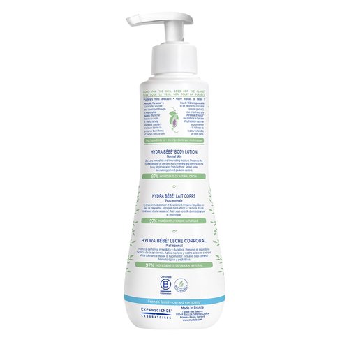 Mustela Hydra Bebe Body Lotion - Daily Moisturizing Formula with Natural Avocado, Jojoba & Sunflower Oil | Multiple Sizes Available