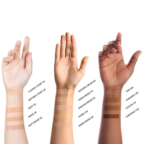Neutrogena Healthy Skin Liquid Foundation - Lightweight Medium Coverage with SPF 20 | Nude 40, 1 fl. oz
