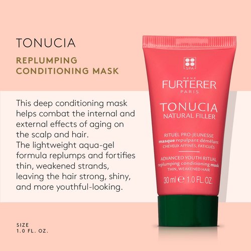 Rene Furterer TONUCIA Replumping Conditioning Mask - Revitalize Thin, Weakened Hair - Silicone-Free, 200ml