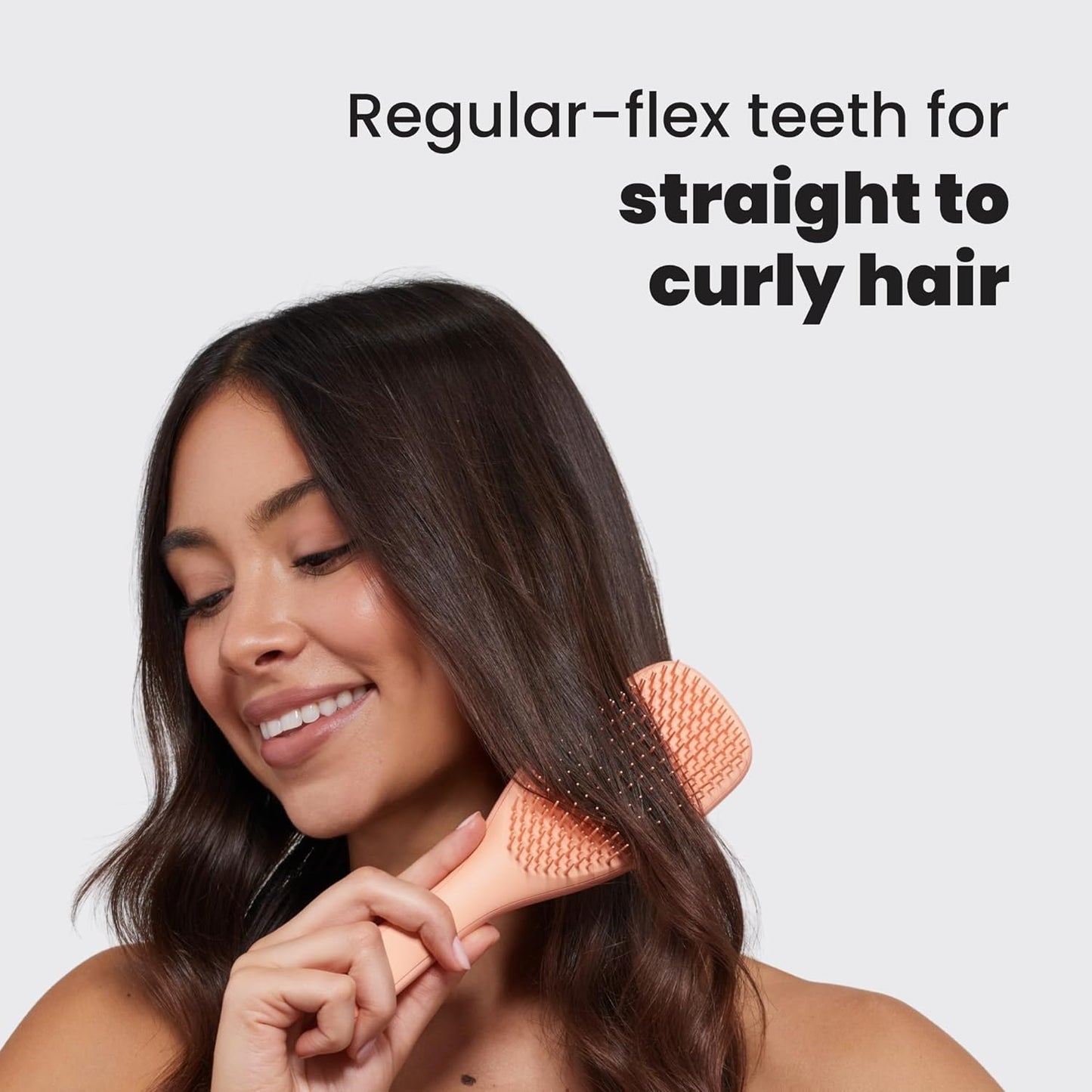 Tangle Teezer Ultimate Detangler Brush - Effortlessly Eliminates Knots & Reduces Breakage | Apricot Color