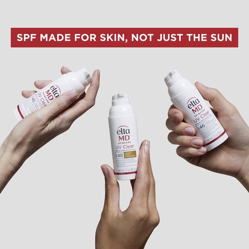 EltaMD UV Physical Tinted Sunscreen for Face, 100% Mineral Active Sunscreen